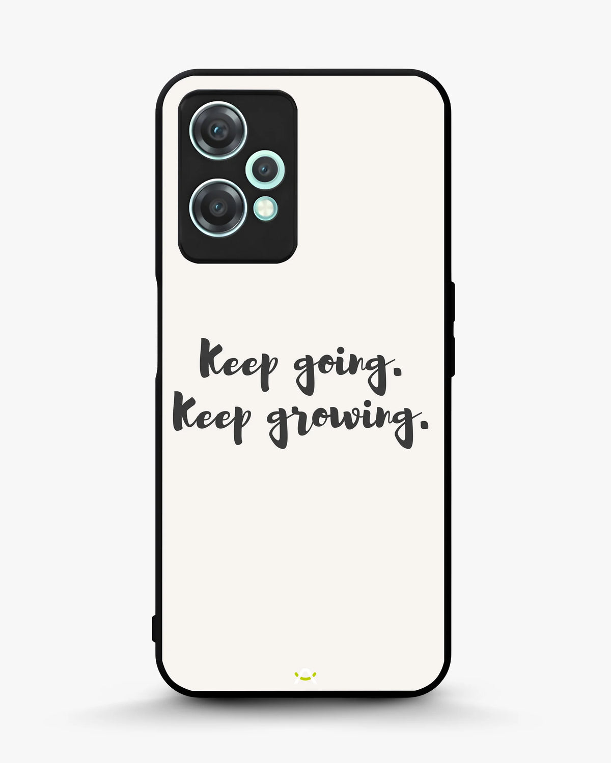 Keep Going Keep Growing Phone Case - Minimal Script Print for iPhone, Samsung, Pixel, OnePlus & Vivo