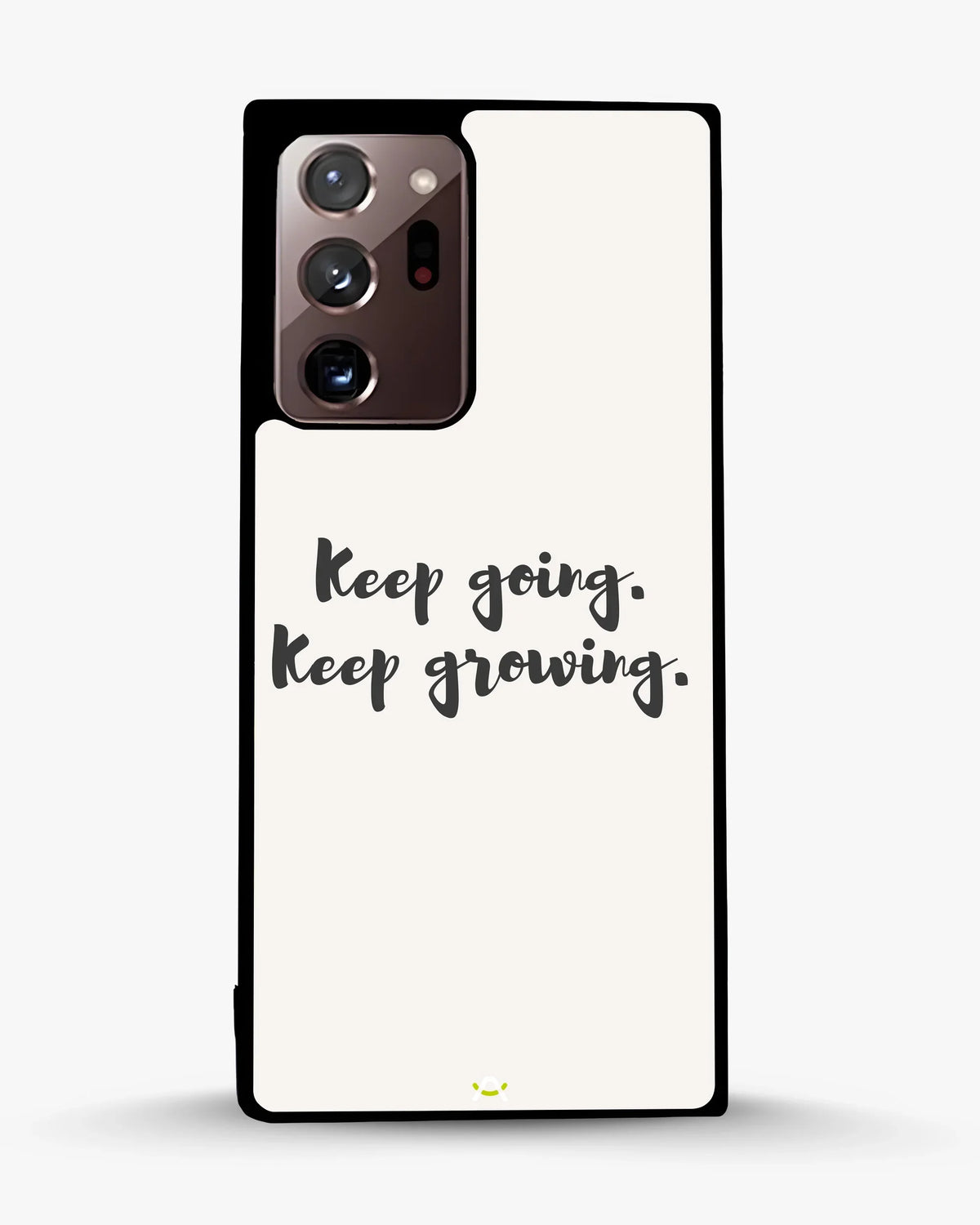 Keep Going Keep Growing Phone Case - Minimal Script Print for iPhone, Samsung, Pixel, OnePlus & Vivo