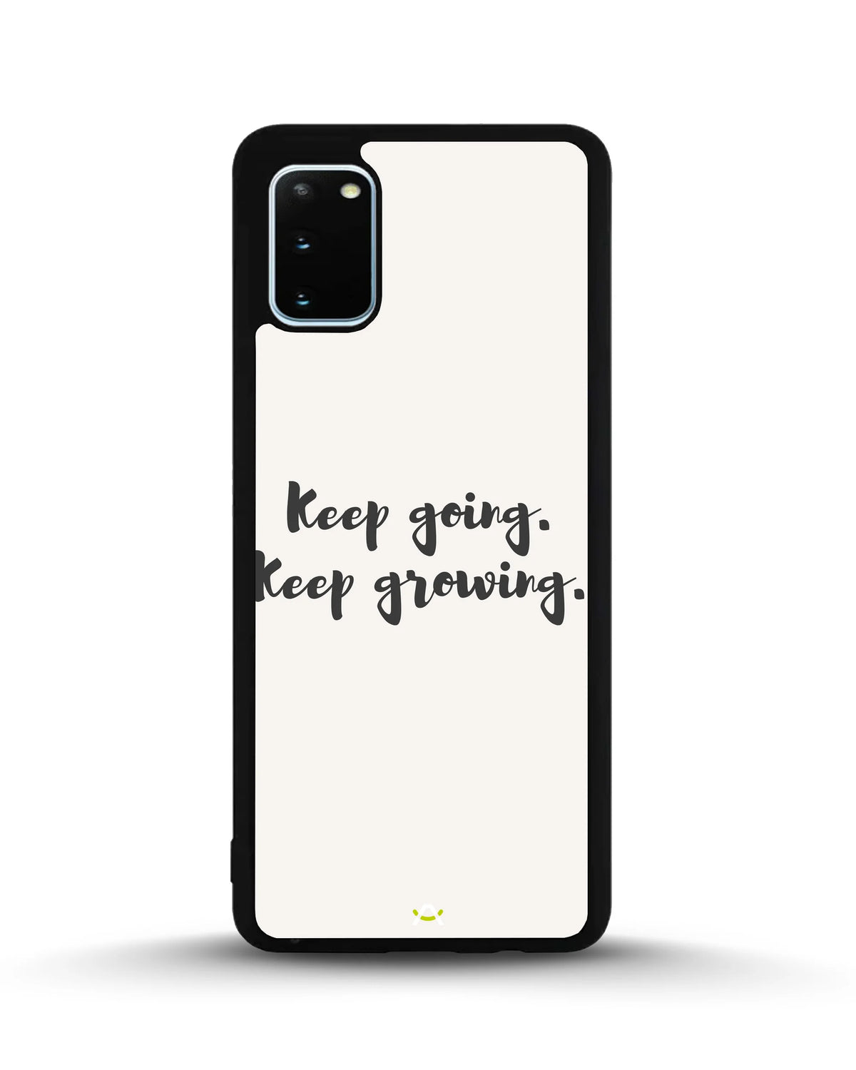 Keep Going Keep Growing Phone Case - Minimal Script Print for iPhone, Samsung, Pixel, OnePlus & Vivo