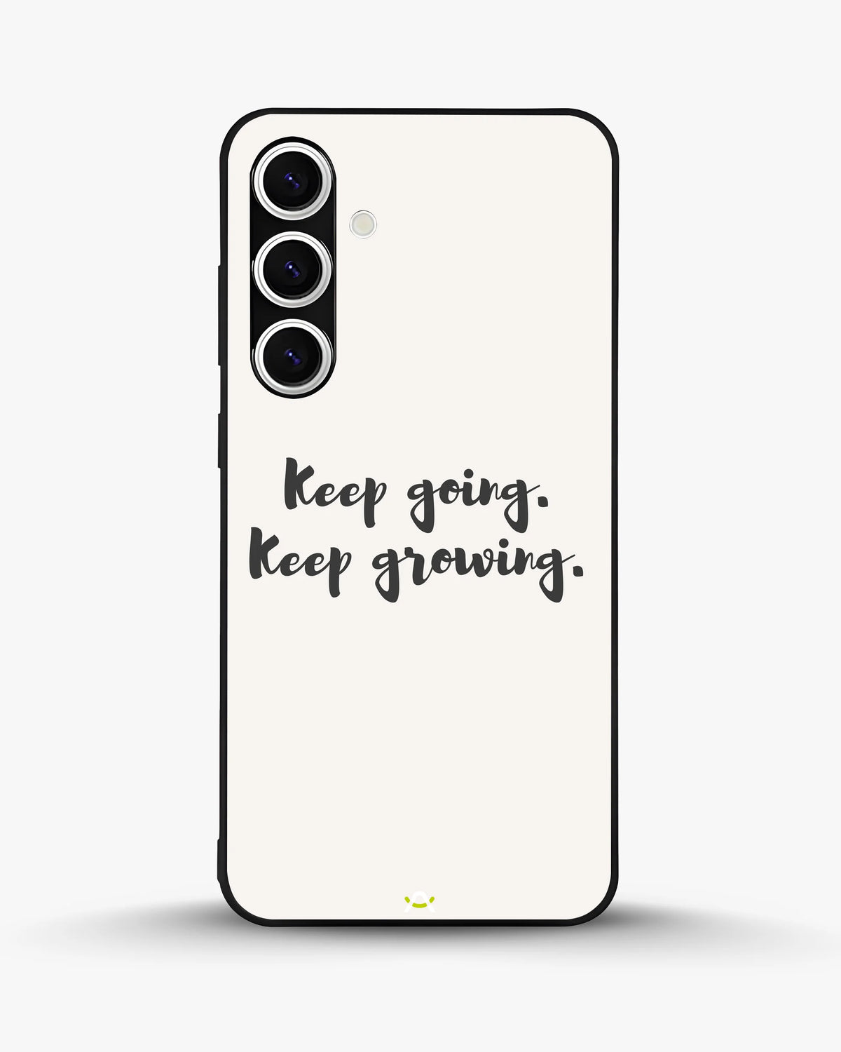 Keep Going Keep Growing Phone Case - Minimal Script Print for iPhone, Samsung, Pixel, OnePlus & Vivo