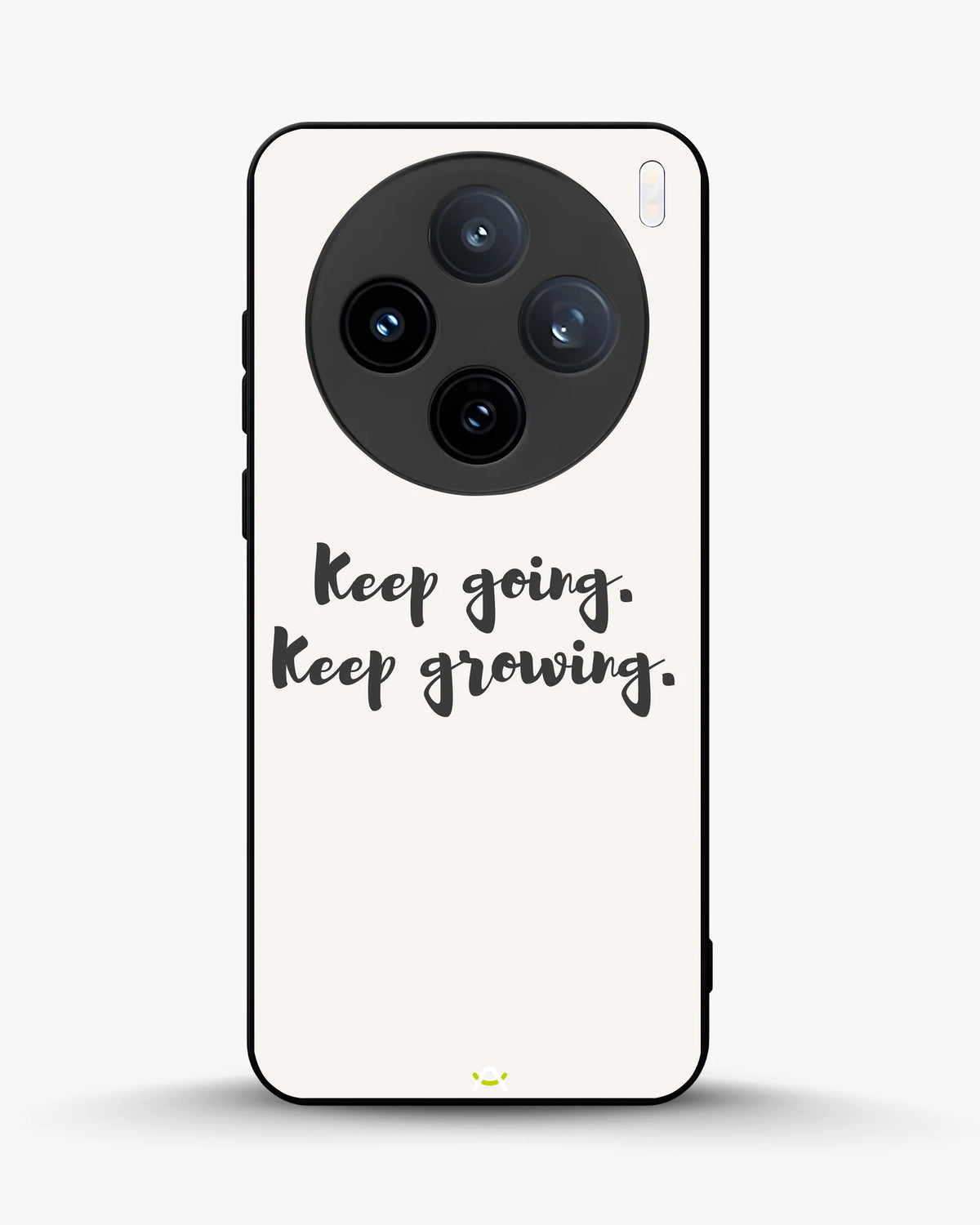 Keep Going Keep Growing Phone Case - Minimal Script Print for iPhone, Samsung, Pixel, OnePlus & Vivo