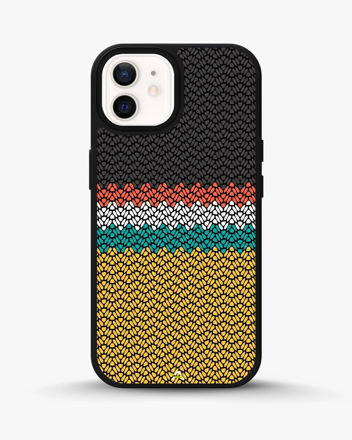 Striped Knit Pattern Phone Case - Multicolor Textile Print for iPhone, Samsung, Pixel, OnePlus & Vivo