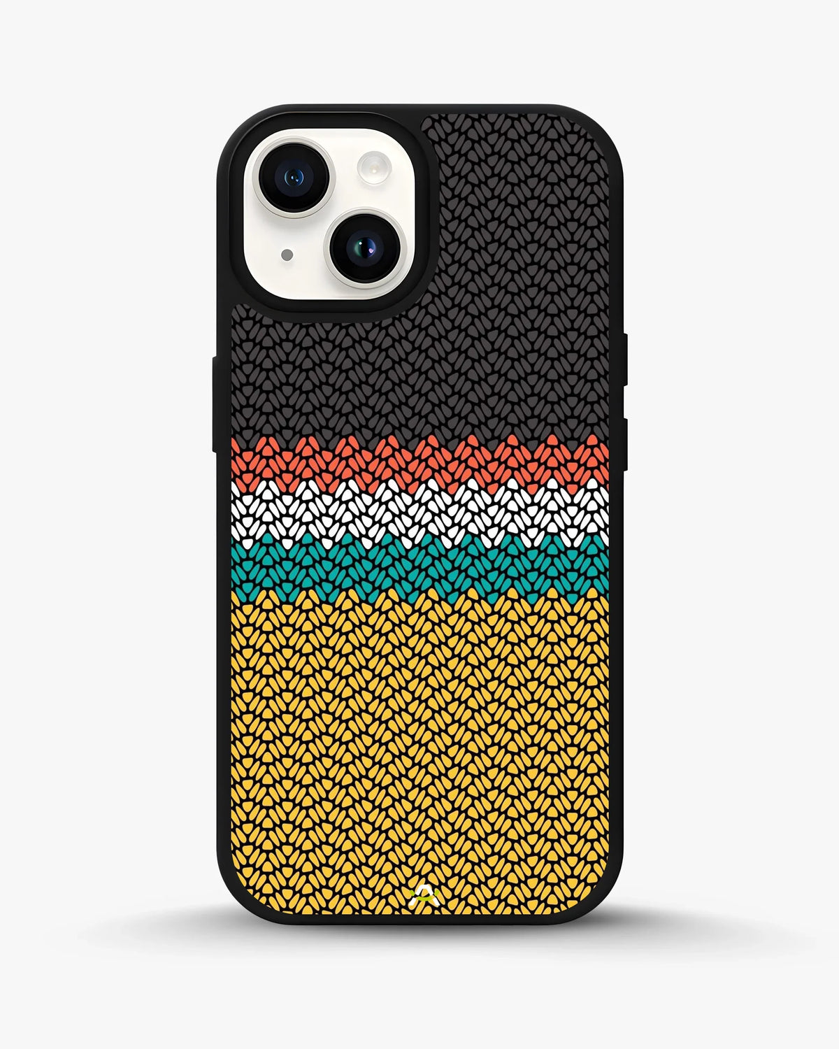 Striped Knit Pattern Phone Case - Multicolor Textile Print for iPhone, Samsung, Pixel, OnePlus & Vivo