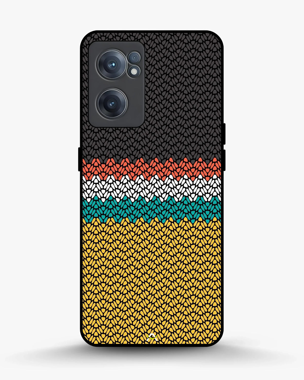 Striped Knit Pattern Phone Case - Multicolor Textile Print for iPhone, Samsung, Pixel, OnePlus & Vivo