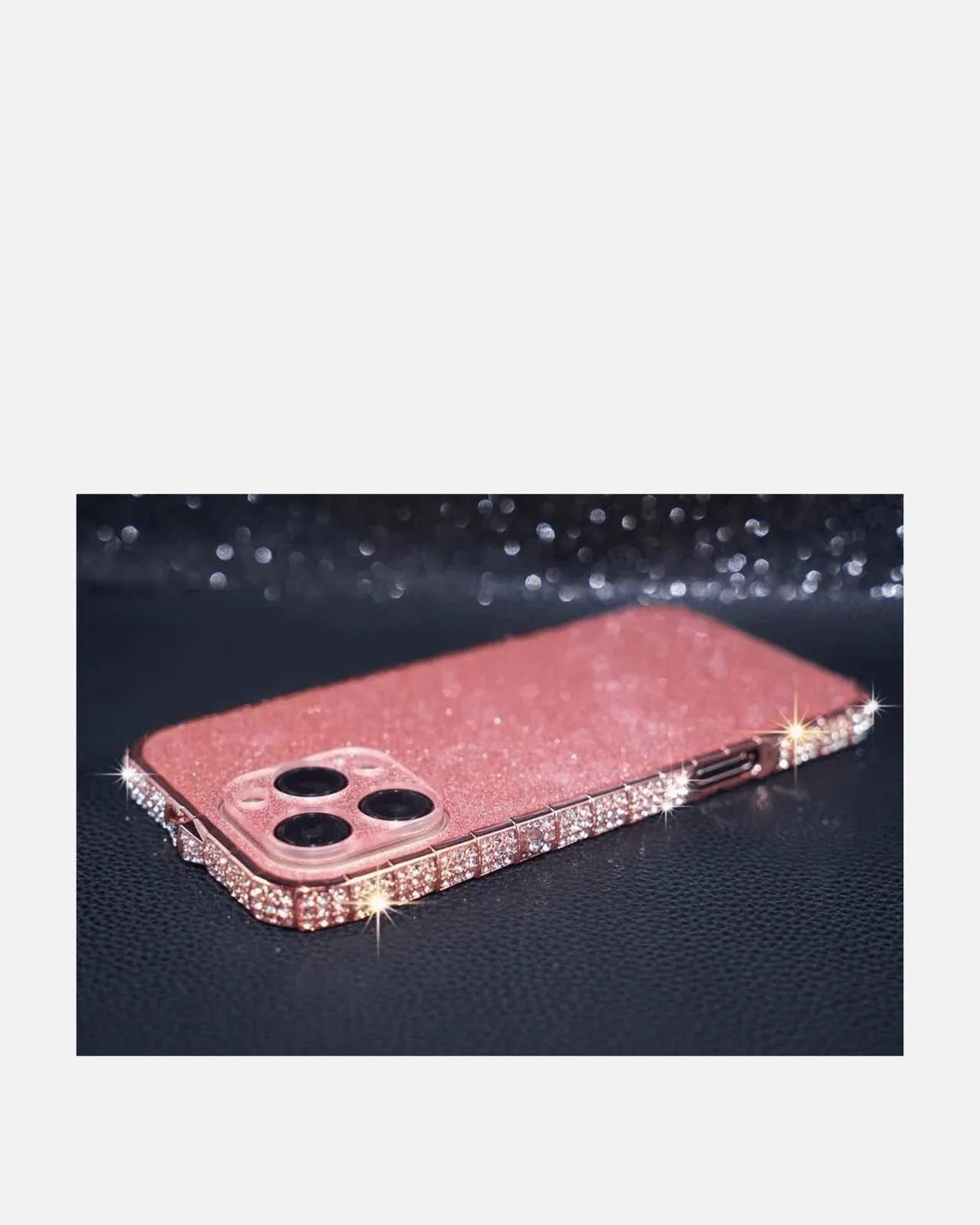 Luxury Diamond Glitter Case for iPhone 16 Pro & 16 Pro Max β Elegant Sparkle, Metal Frame & Camera Protection
