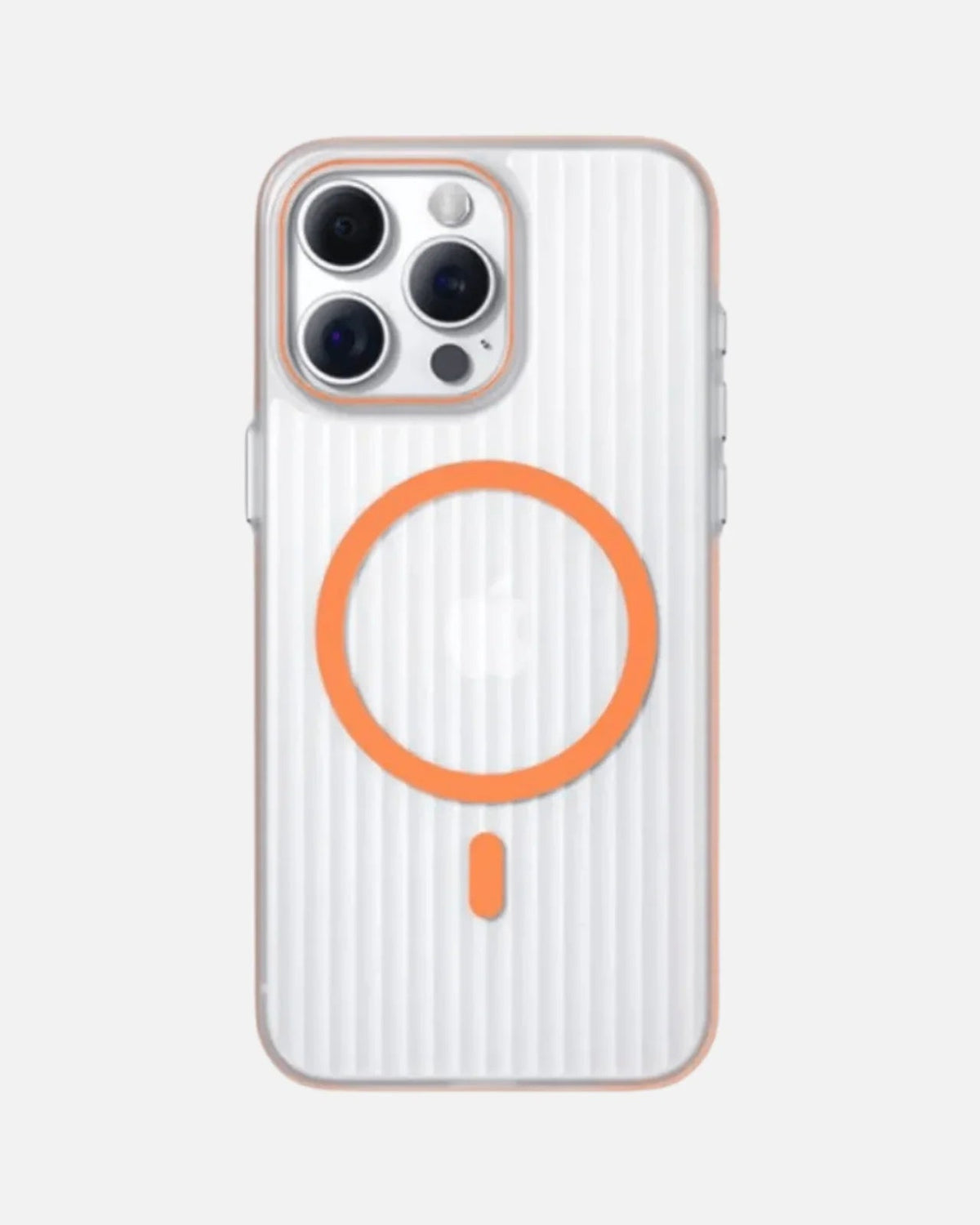 Corrugated Hybrid MagSafe Case Cover for iPhone - Orange