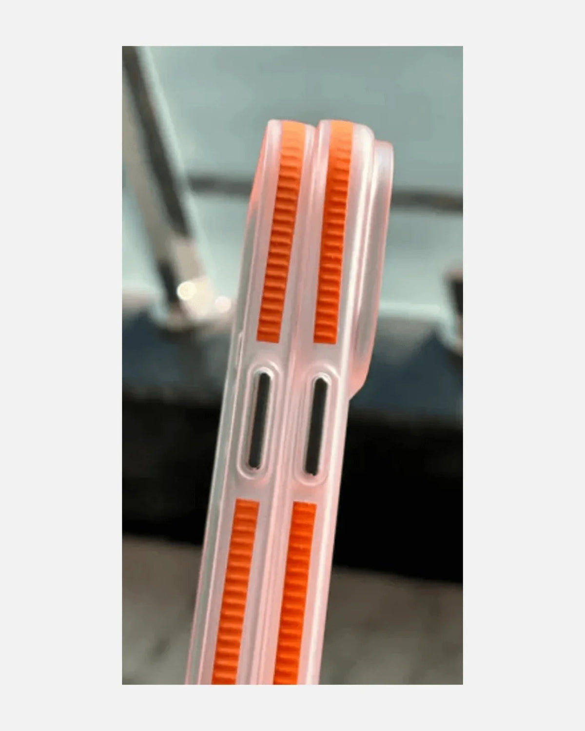 Corrugated Hybrid MagSafe Case Cover for iPhone - Orange