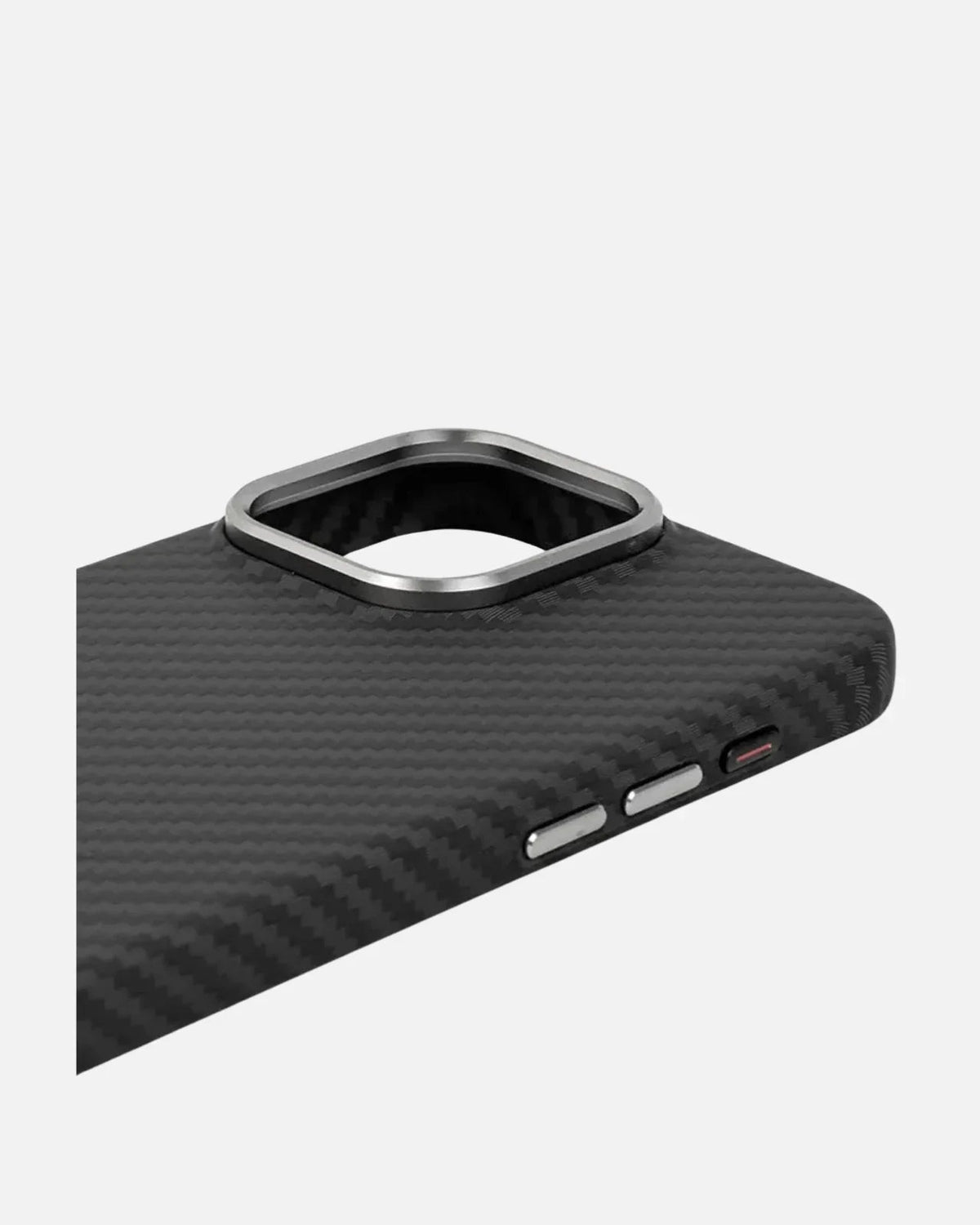 MagSafe Compatible Ultra-Thin Aramid Fiber iPhone Case with Metal Camera Frame for iPhone