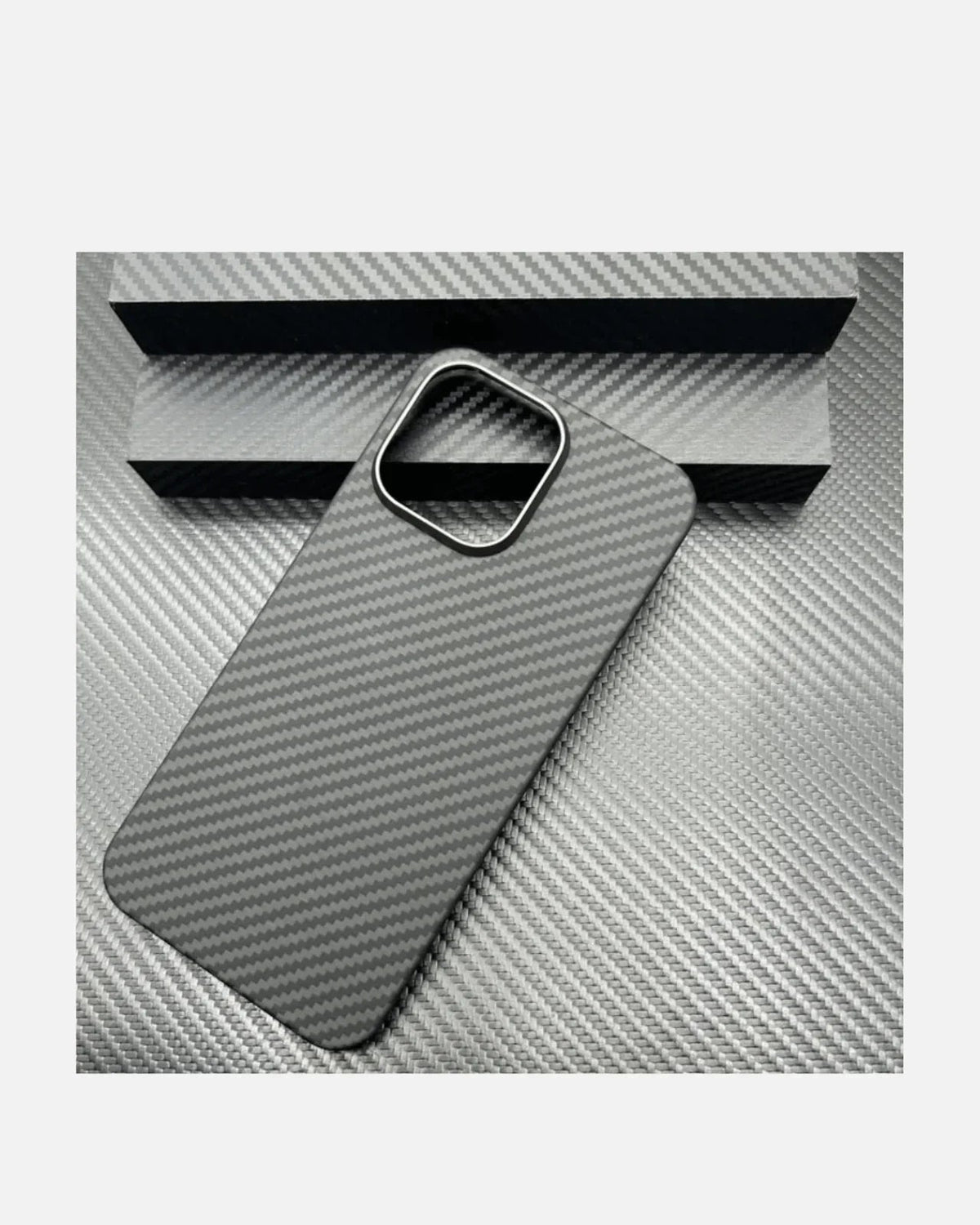MagSafe Compatible Ultra-Thin Aramid Fiber iPhone Case with Metal Camera Frame for iPhone