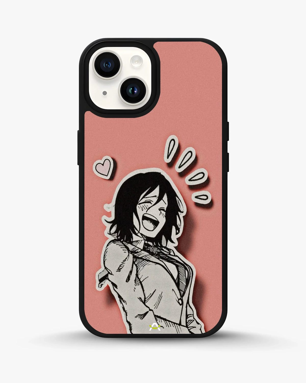 Manga Girl Rose Heart Phone Case - Aesthetic Art Print for iPhone, Samsung, Pixel, OnePlus & Vivo