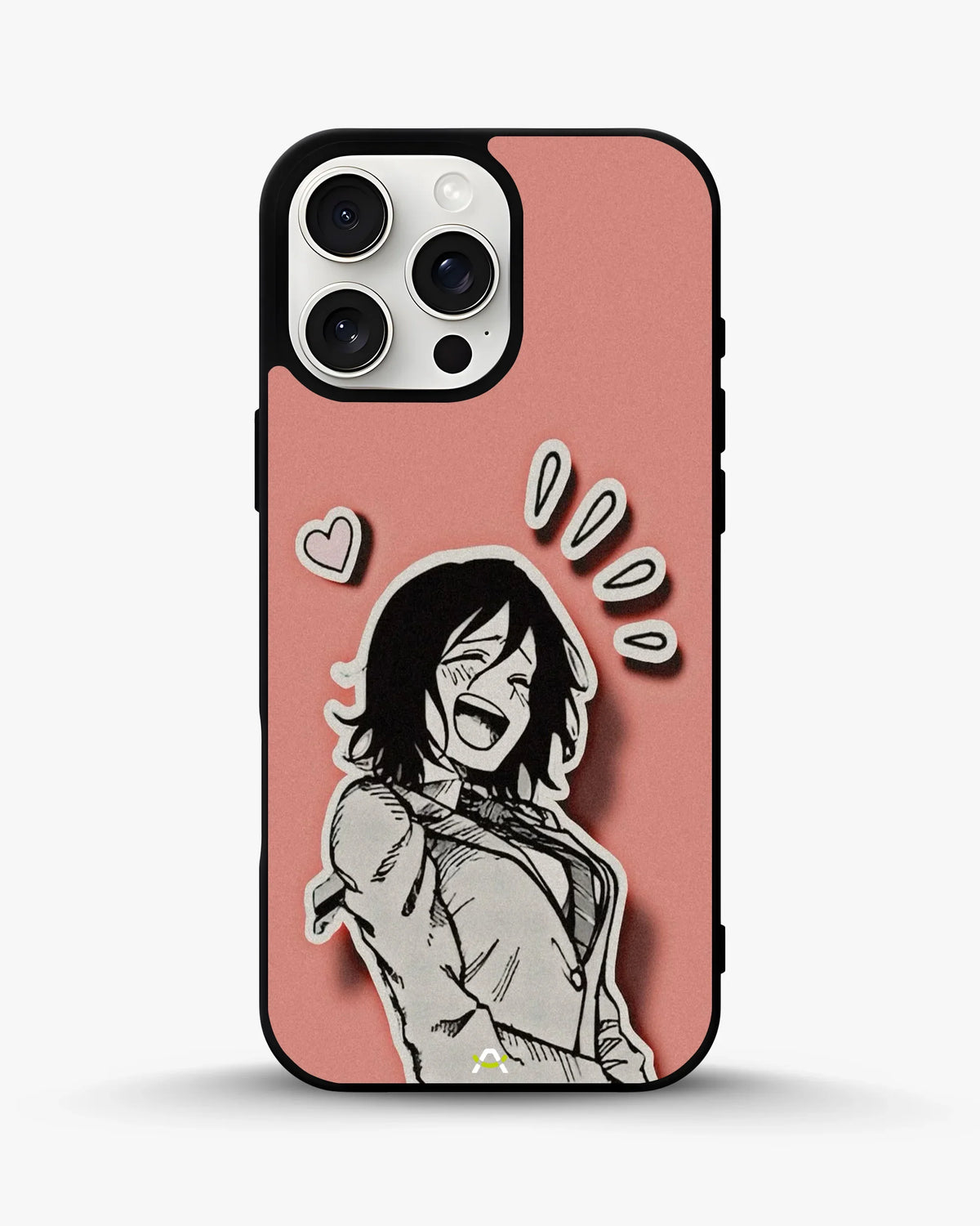 Manga Girl Rose Heart Phone Case - Aesthetic Art Print for iPhone, Samsung, Pixel, OnePlus & Vivo