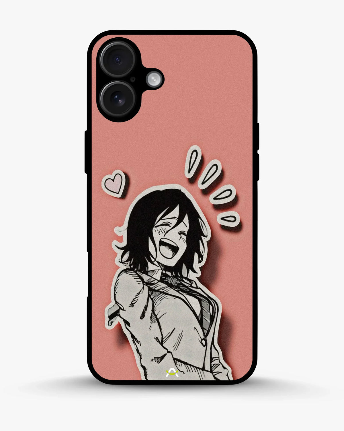 Manga Girl Rose Heart Phone Case - Aesthetic Art Print for iPhone, Samsung, Pixel, OnePlus & Vivo