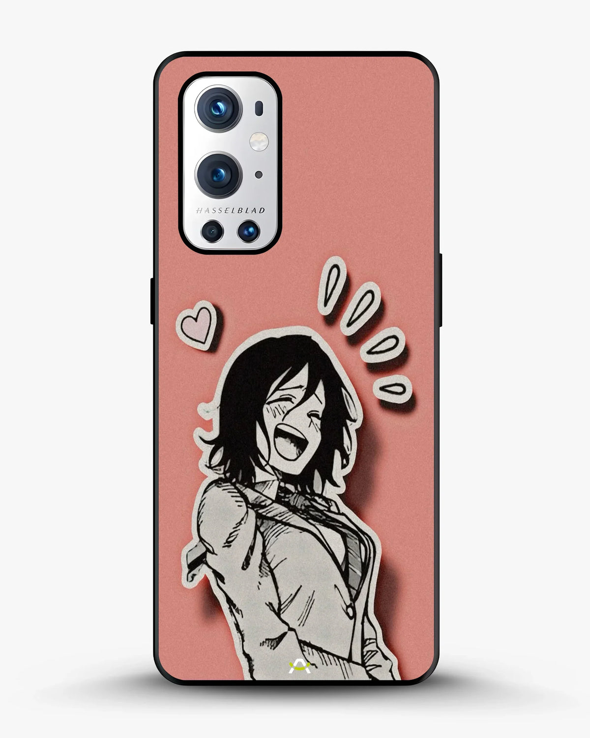 Manga Girl Rose Heart Phone Case - Aesthetic Art Print for iPhone, Samsung, Pixel, OnePlus & Vivo