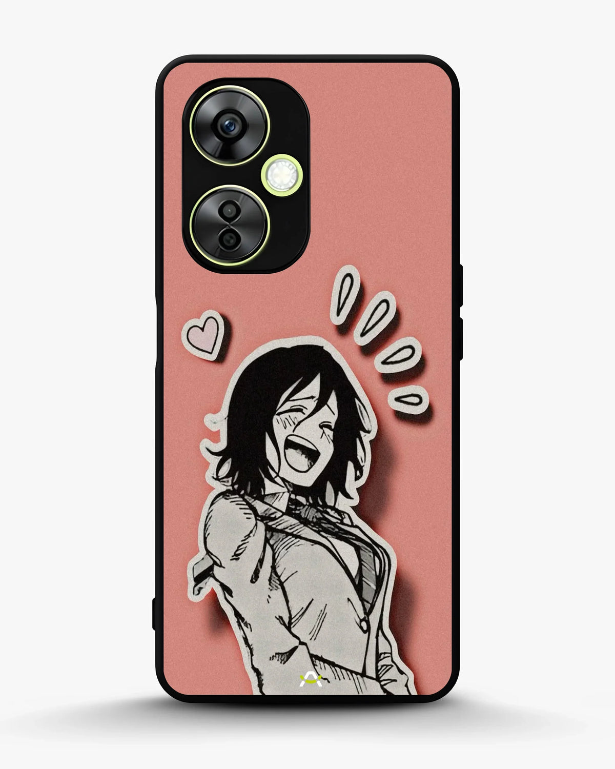 Manga Girl Rose Heart Phone Case - Aesthetic Art Print for iPhone, Samsung, Pixel, OnePlus & Vivo