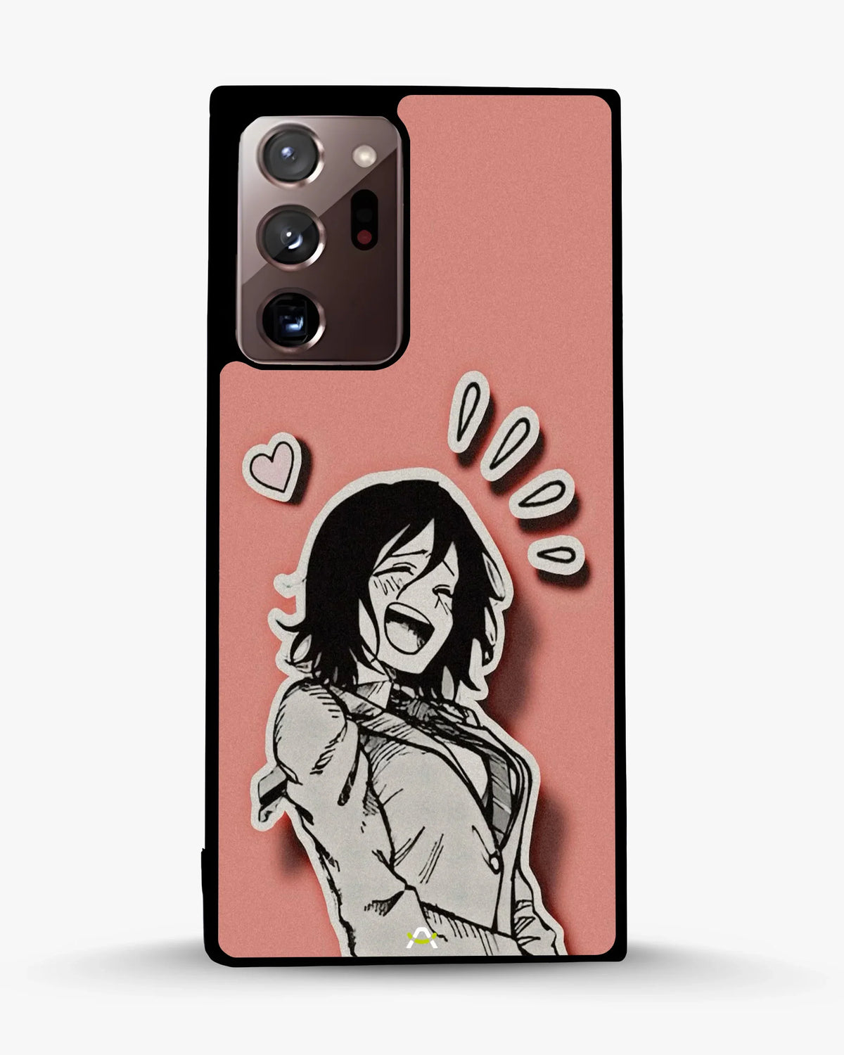 Manga Girl Rose Heart Phone Case - Aesthetic Art Print for iPhone, Samsung, Pixel, OnePlus & Vivo