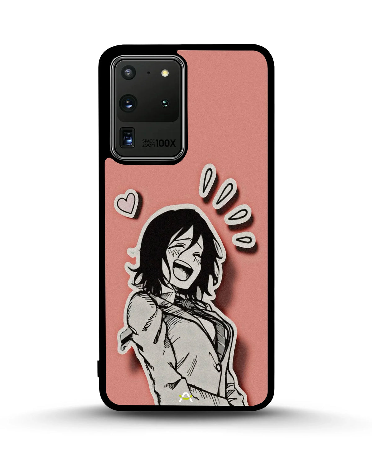 Manga Girl Rose Heart Phone Case - Aesthetic Art Print for iPhone, Samsung, Pixel, OnePlus & Vivo