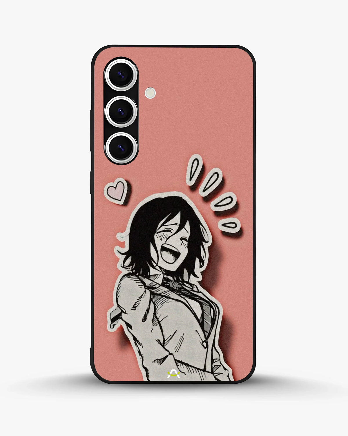 Manga Girl Rose Heart Phone Case - Aesthetic Art Print for iPhone, Samsung, Pixel, OnePlus & Vivo