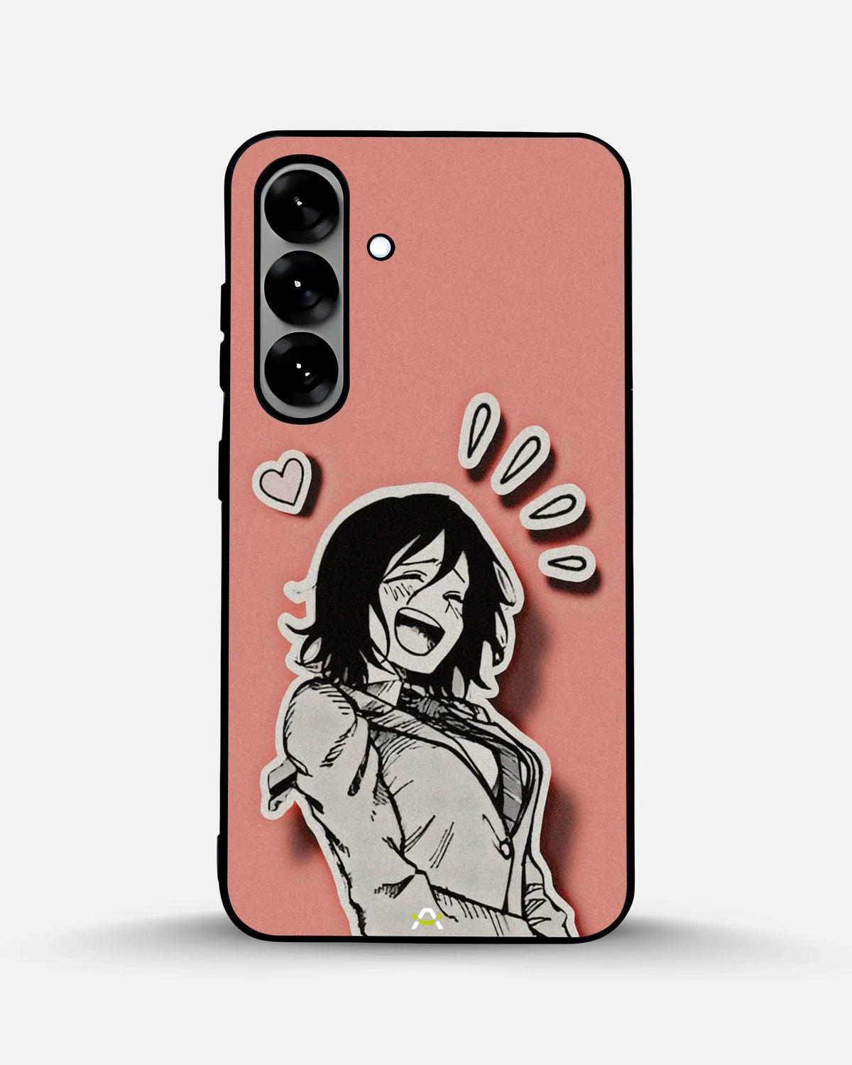 Manga Girl Rose Heart Phone Case - Aesthetic Art Print for iPhone, Samsung, Pixel, OnePlus & Vivo