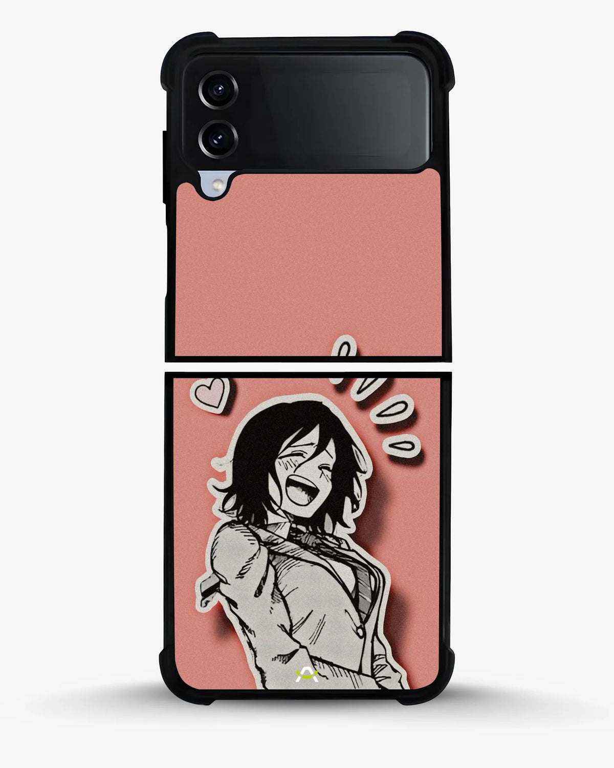 Manga Girl Rose Heart Phone Case - Aesthetic Art Print for iPhone, Samsung, Pixel, OnePlus & Vivo