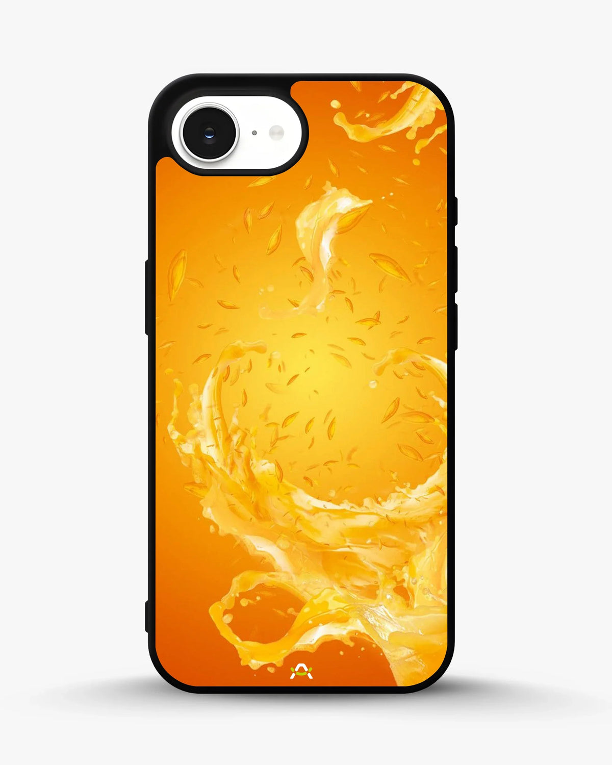 Orange Splash Phone Case - Vibrant Liquid Swirl Print for iPhone, Samsung, Pixel, OnePlus & Vivo