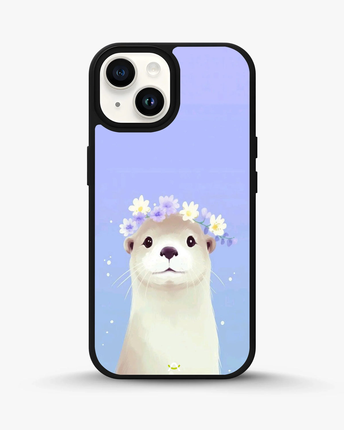 Otter Flower Crown Phone Case - Cute Lavender Print for iPhone, Samsung, Pixel, OnePlus & Vivo