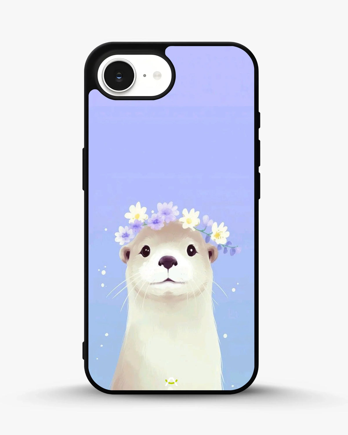 Otter Flower Crown Phone Case - Cute Lavender Print for iPhone, Samsung, Pixel, OnePlus & Vivo