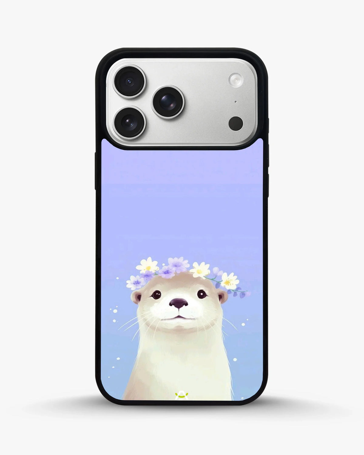Otter Flower Crown Phone Case - Cute Lavender Print for iPhone, Samsung, Pixel, OnePlus & Vivo