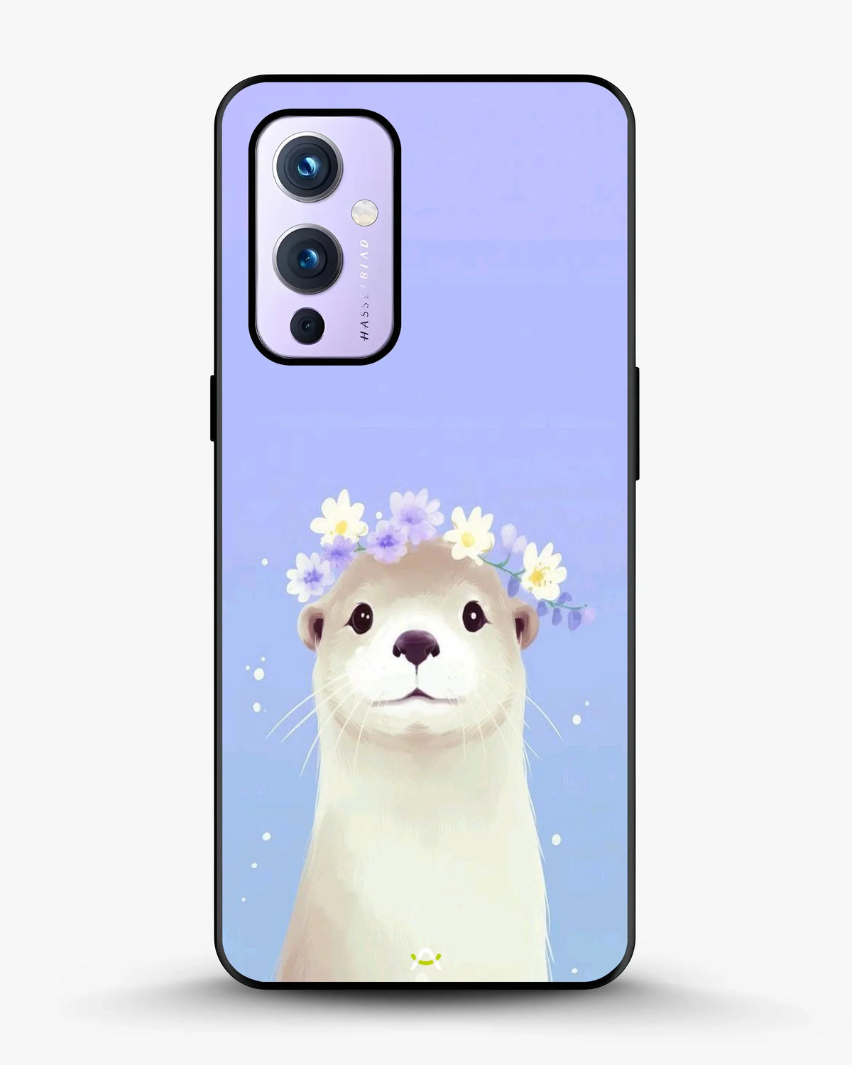 Otter Flower Crown Phone Case - Cute Lavender Print for iPhone, Samsung, Pixel, OnePlus & Vivo
