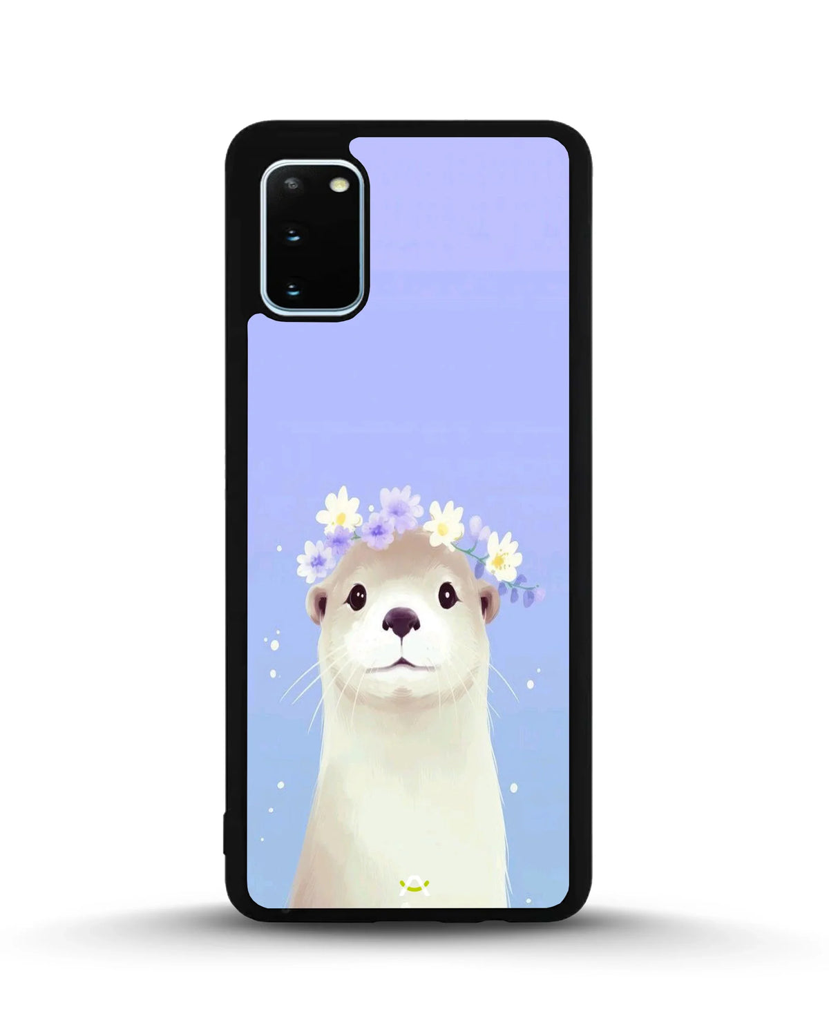 Otter Flower Crown Phone Case - Cute Lavender Print for iPhone, Samsung, Pixel, OnePlus & Vivo
