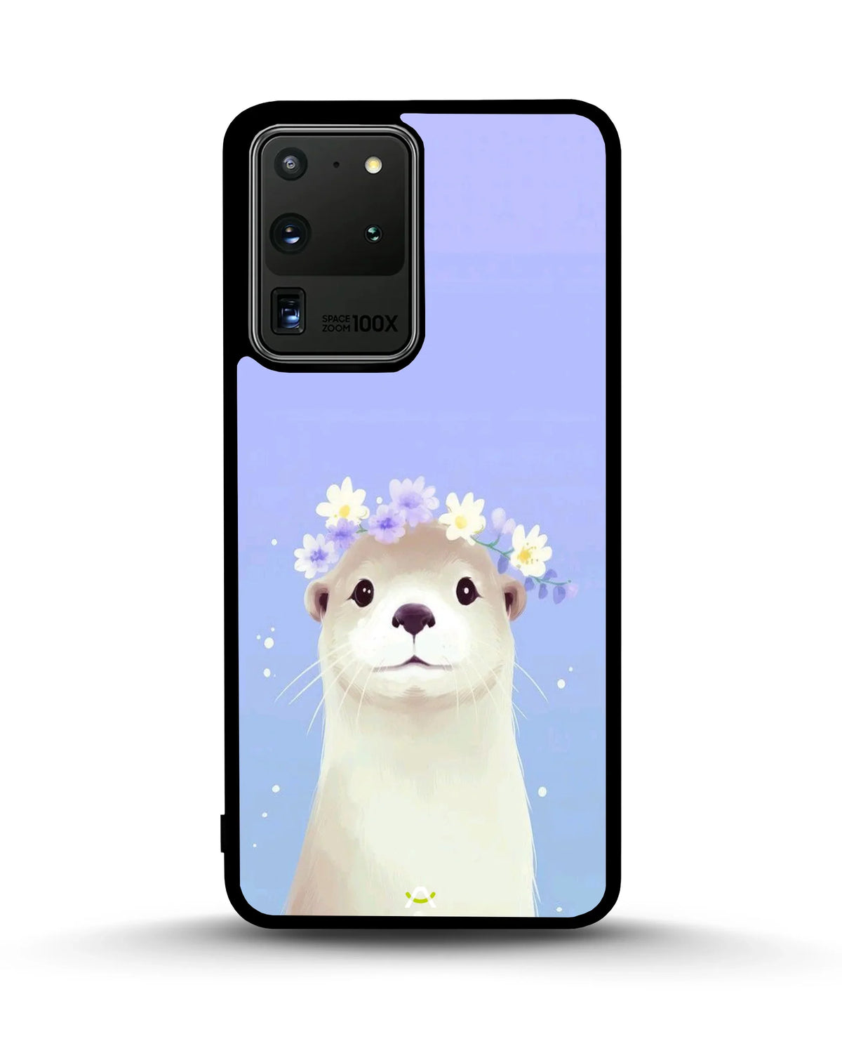 Otter Flower Crown Phone Case - Cute Lavender Print for iPhone, Samsung, Pixel, OnePlus & Vivo