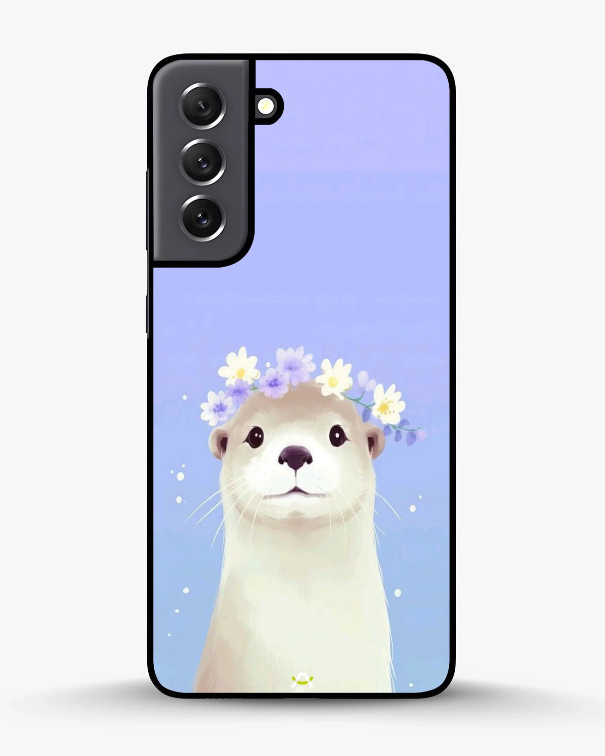Otter Flower Crown Phone Case - Cute Lavender Print for iPhone, Samsung, Pixel, OnePlus & Vivo