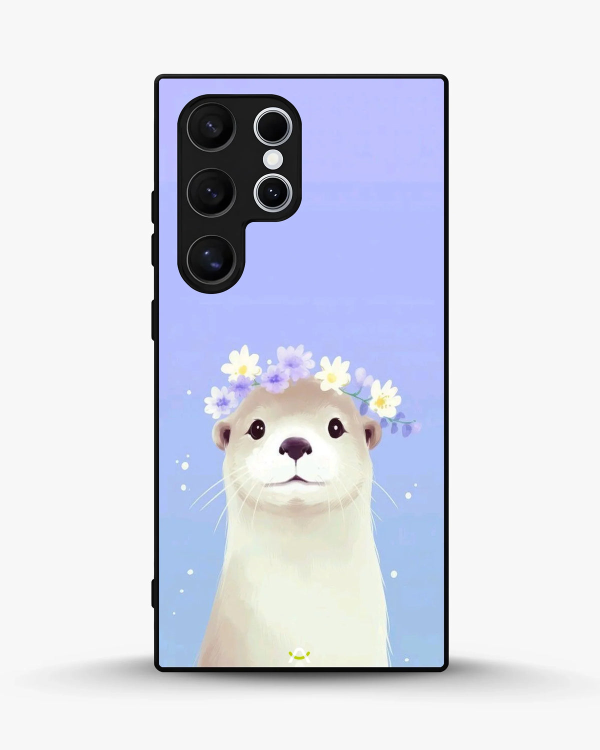 Otter Flower Crown Phone Case - Cute Lavender Print for iPhone, Samsung, Pixel, OnePlus & Vivo