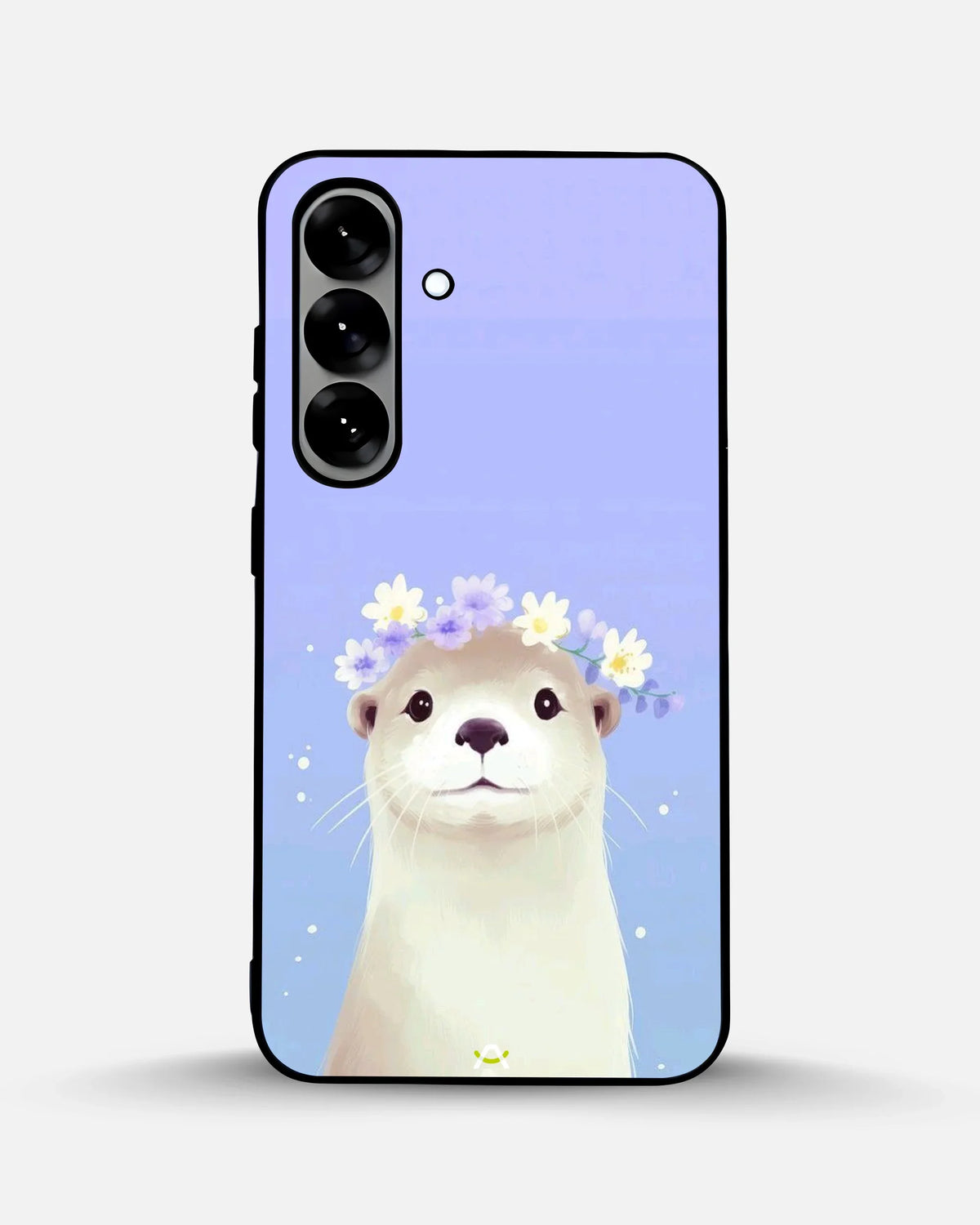Otter Flower Crown Phone Case - Cute Lavender Print for iPhone, Samsung, Pixel, OnePlus & Vivo