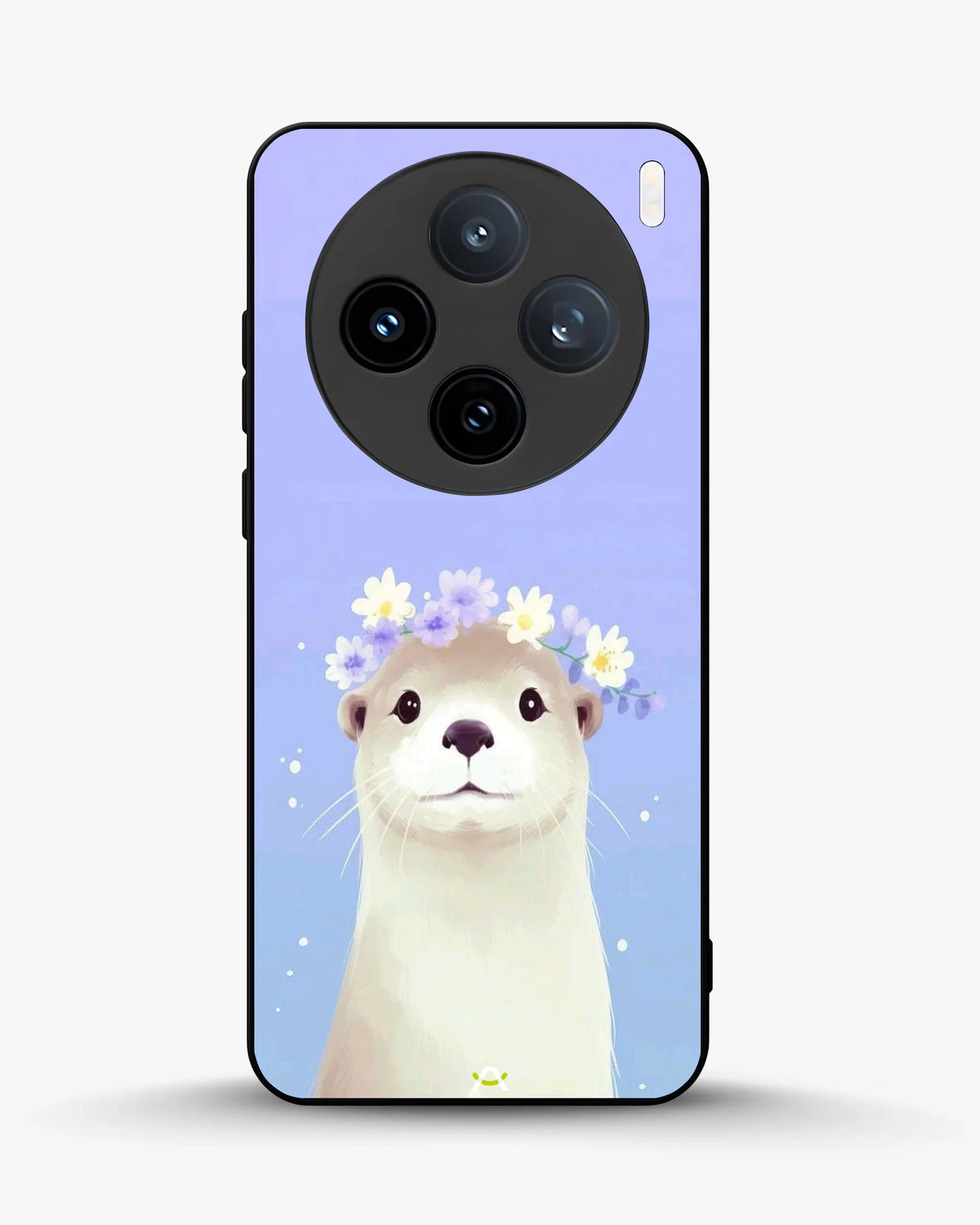 Otter Flower Crown Phone Case - Cute Lavender Print for iPhone, Samsung, Pixel, OnePlus & Vivo