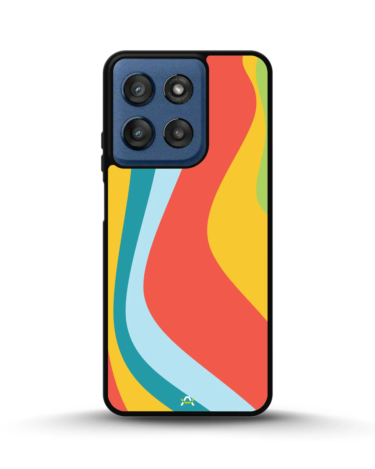 Retro Wavy Stripes Phone Case - Multicolor 70s Print for iPhone, Samsung, Pixel, OnePlus & Vivo