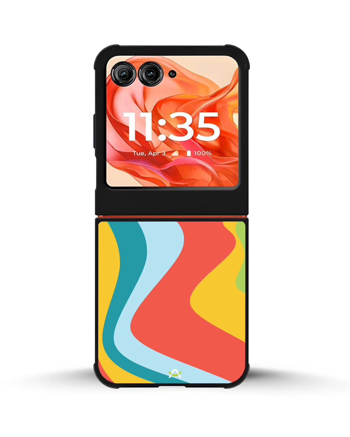 Retro Wavy Stripes Phone Case - Multicolor 70s Print for iPhone, Samsung, Pixel, OnePlus & Vivo