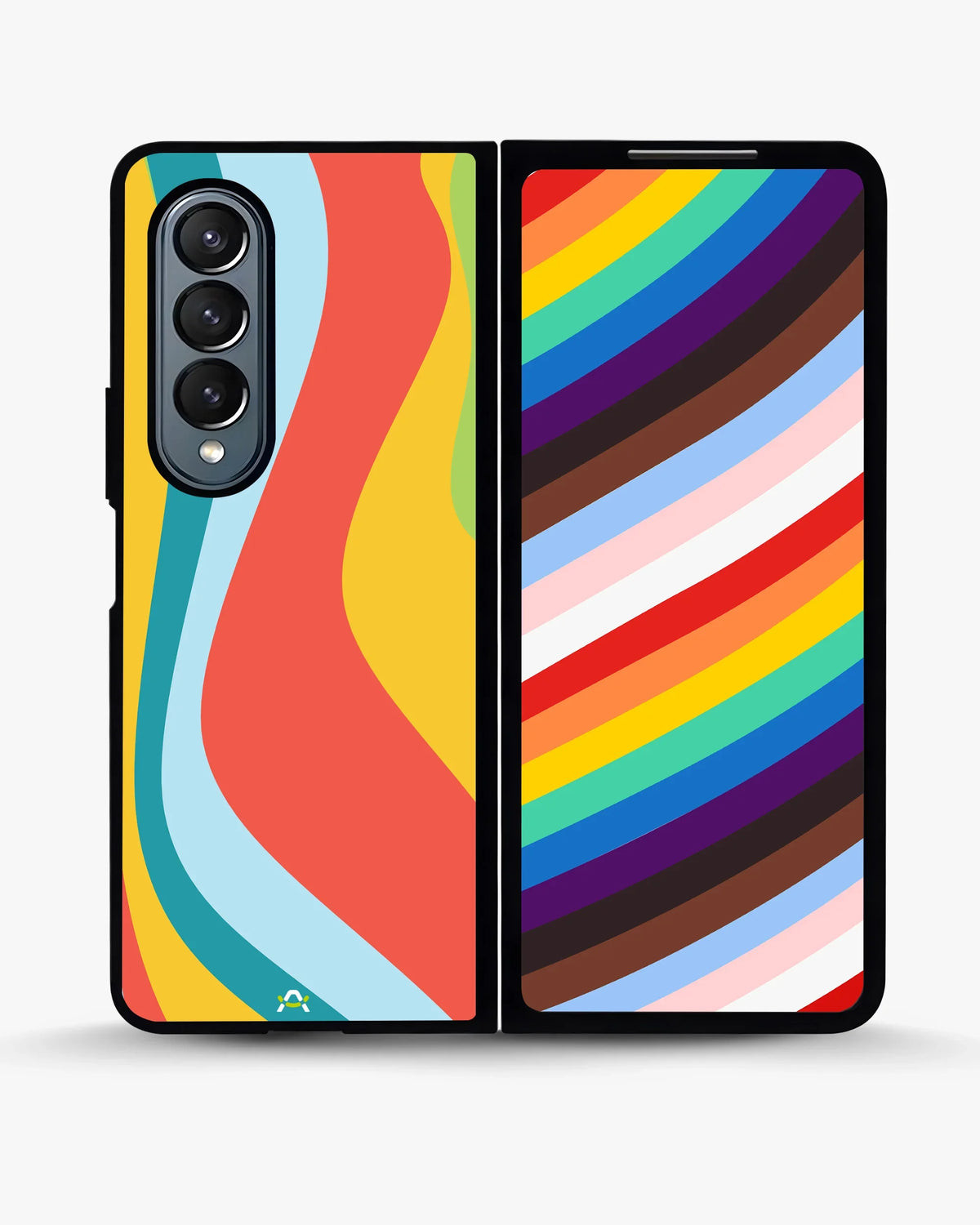 Retro Wavy Stripes Phone Case - Multicolor 70s Print for iPhone, Samsung, Pixel, OnePlus & Vivo