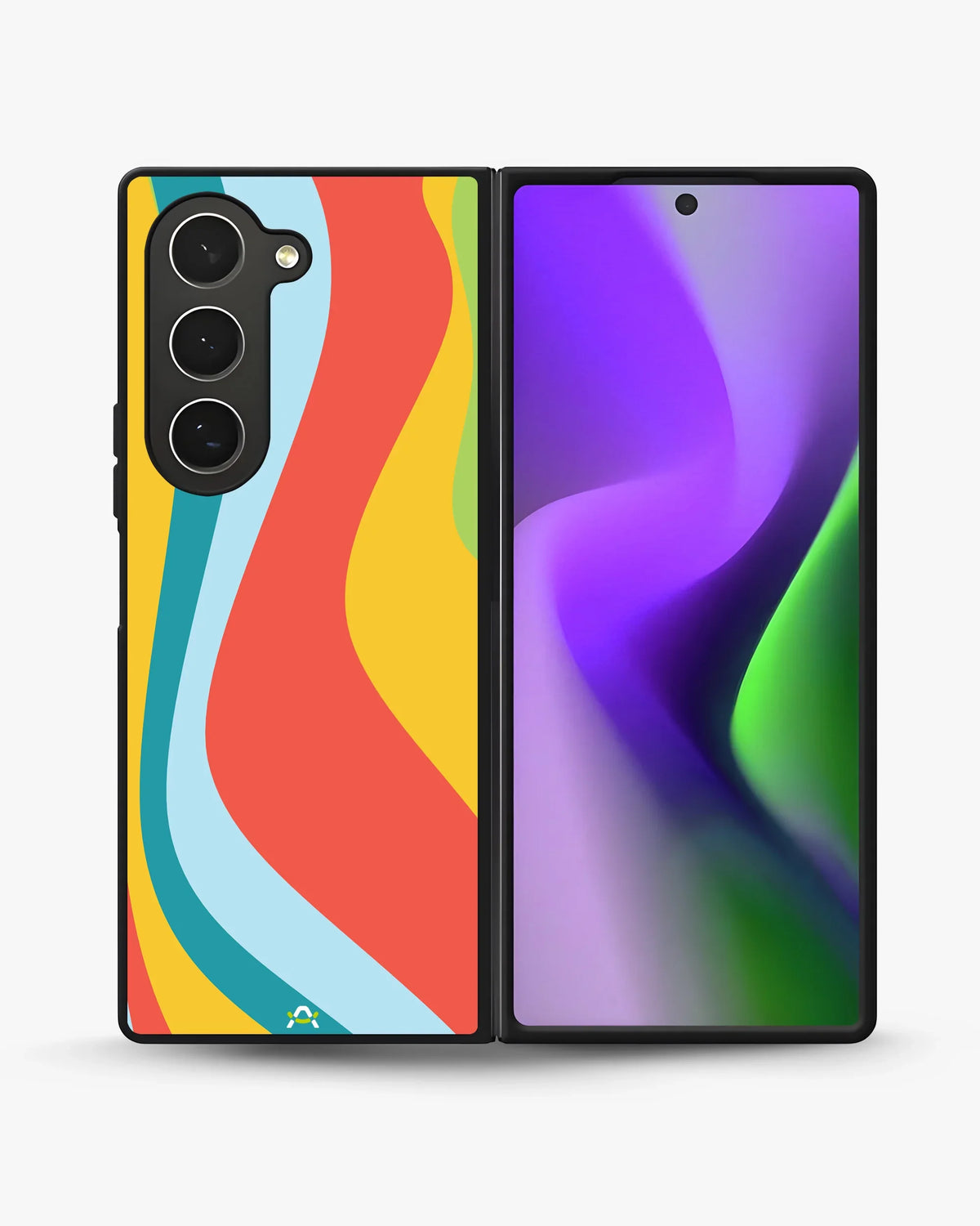 Retro Wavy Stripes Phone Case - Multicolor 70s Print for iPhone, Samsung, Pixel, OnePlus & Vivo