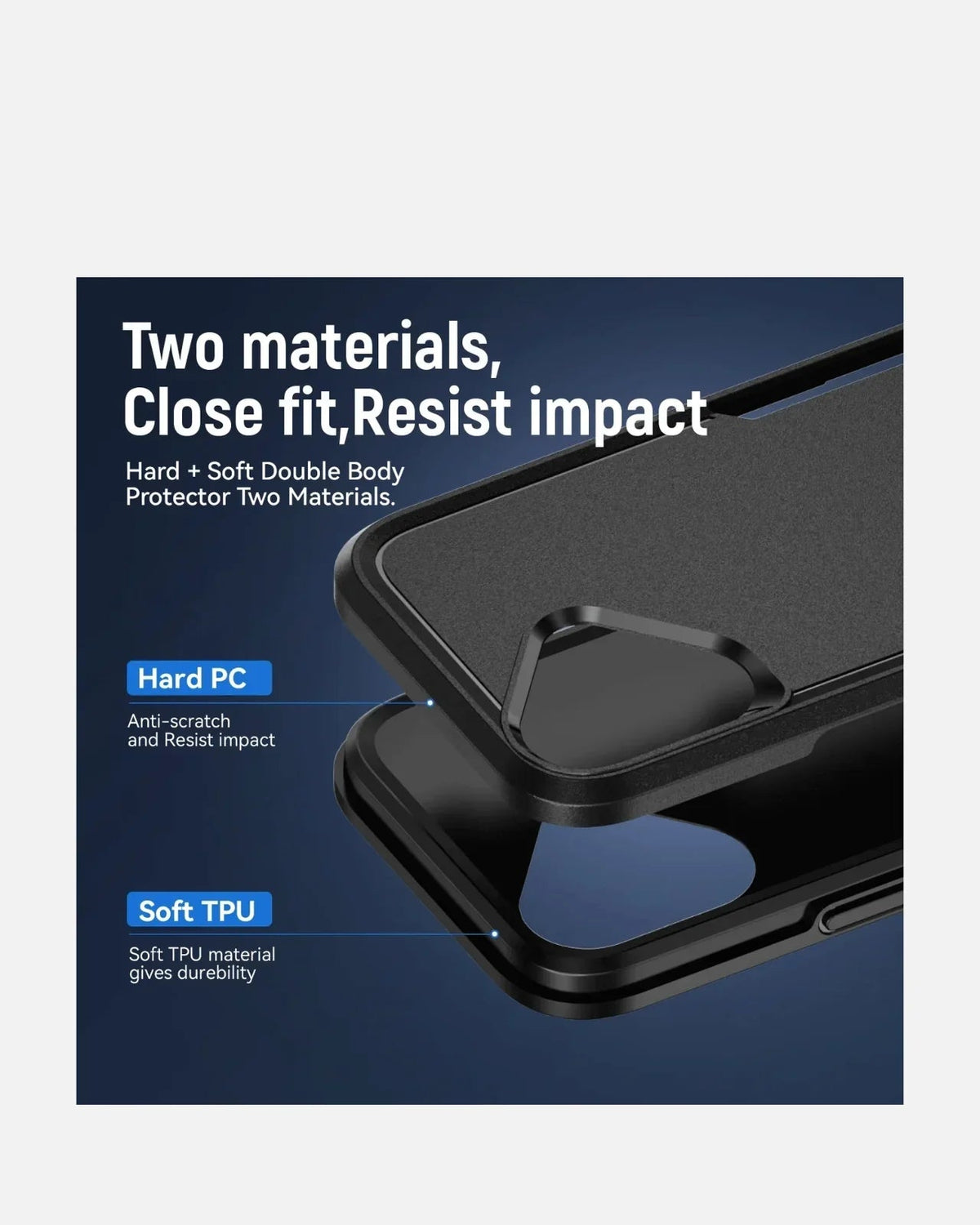 Rugged ArmorShield Case – iPhone 16 Series – Matte Black – Military-Grade Drop Protection