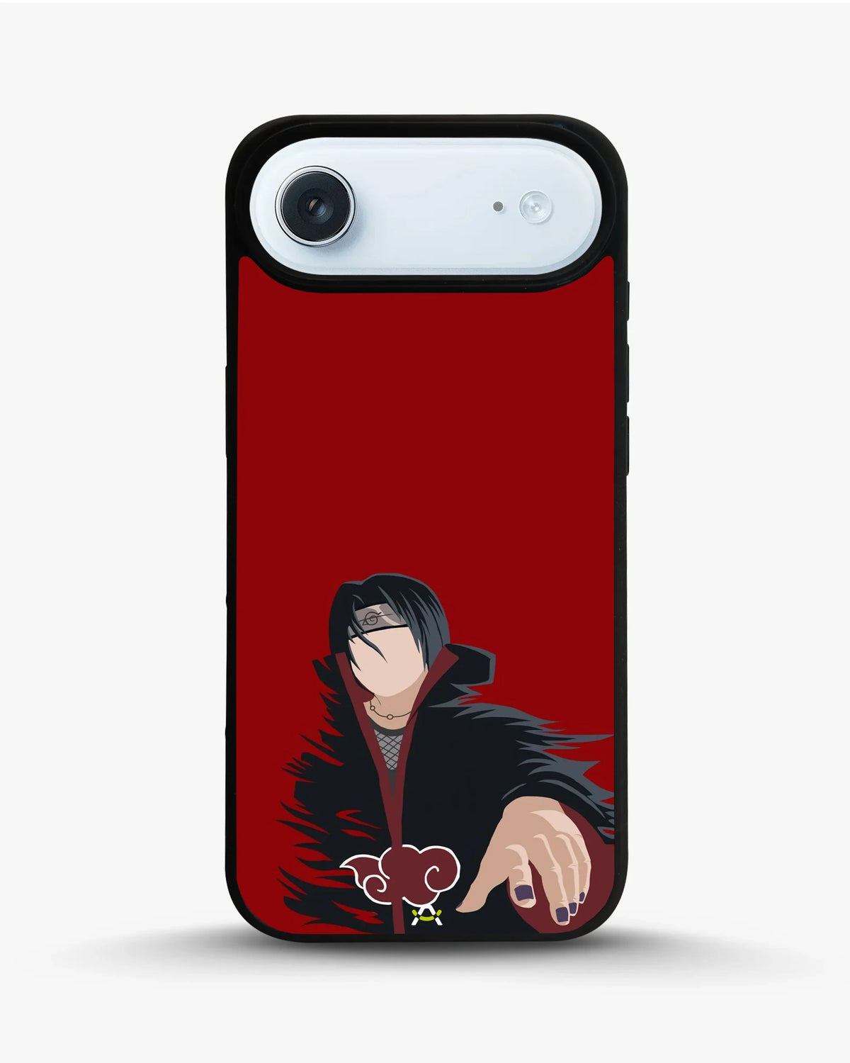 Shadow Ninja Warrior Phone Case - Black & Red Print for iPhone, Samsung, Pixel, OnePlus & Vivo
