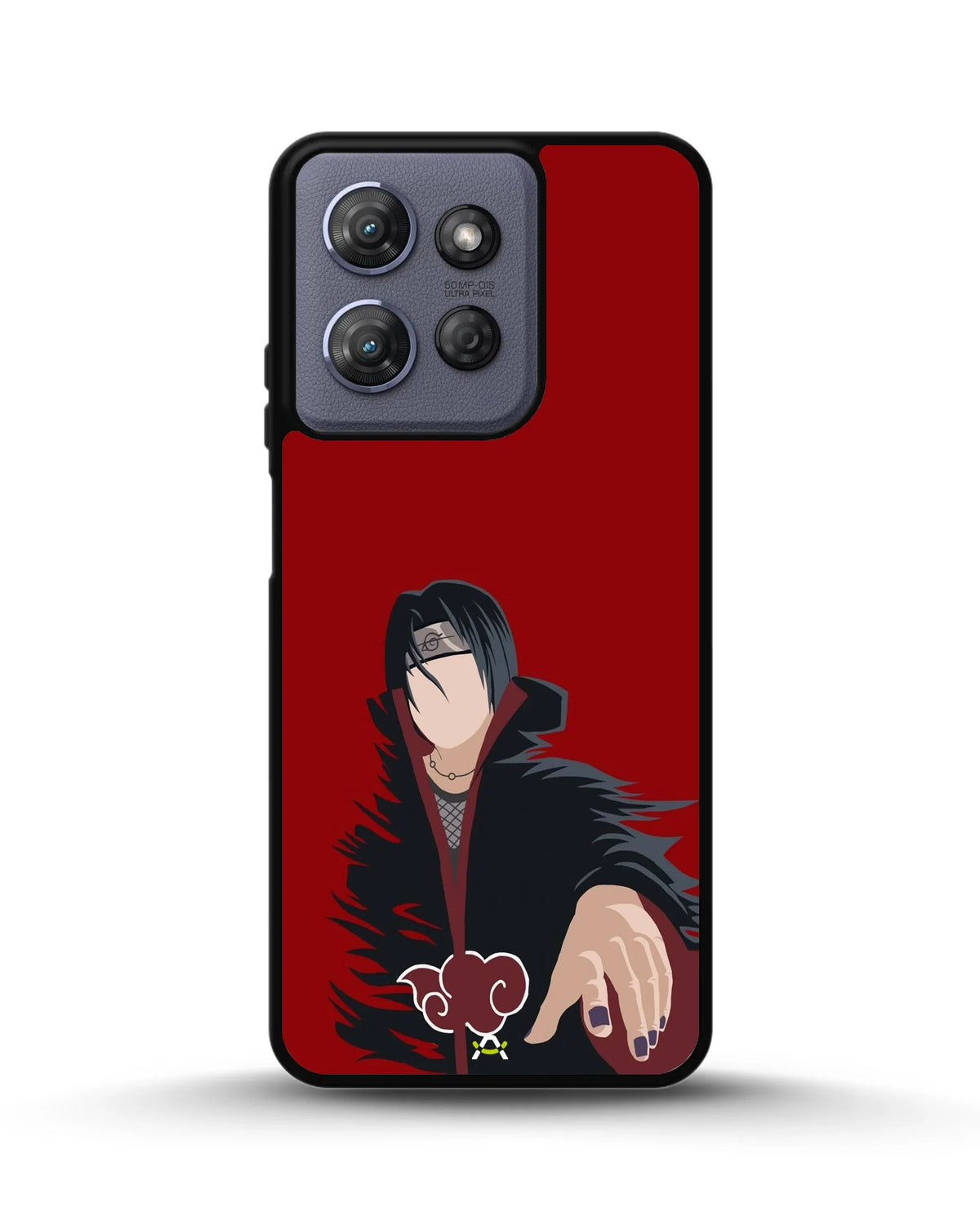 Shadow Ninja Warrior Phone Case - Black & Red Print for iPhone, Samsung, Pixel, OnePlus & Vivo