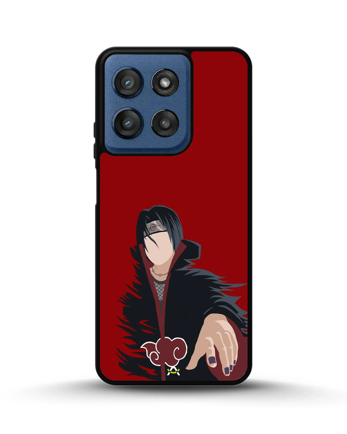 Shadow Ninja Warrior Phone Case - Black & Red Print for iPhone, Samsung, Pixel, OnePlus & Vivo