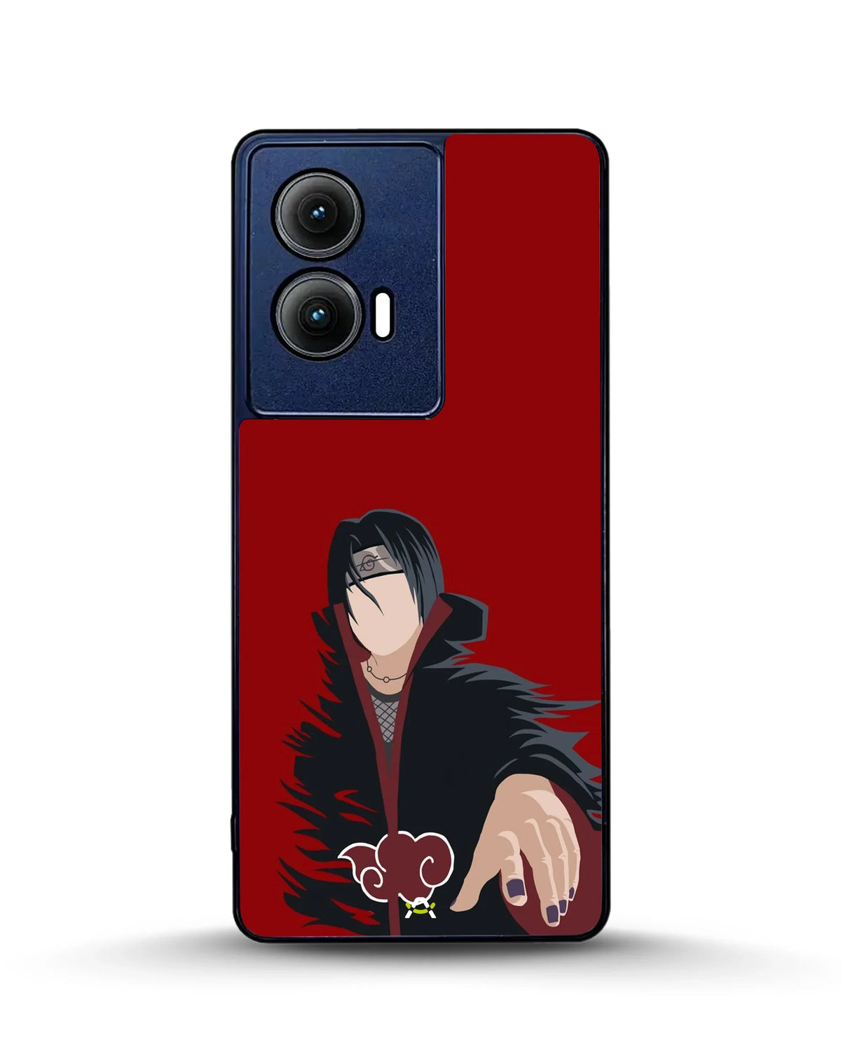 Shadow Ninja Warrior Phone Case - Black & Red Print for iPhone, Samsung, Pixel, OnePlus & Vivo