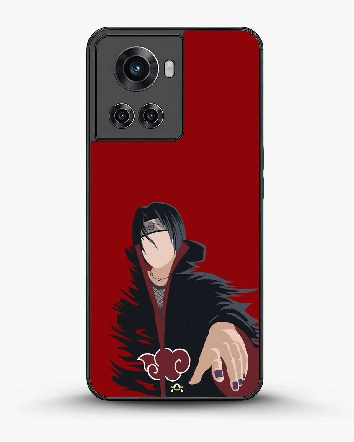 Shadow Ninja Warrior Phone Case - Black & Red Print for iPhone, Samsung, Pixel, OnePlus & Vivo