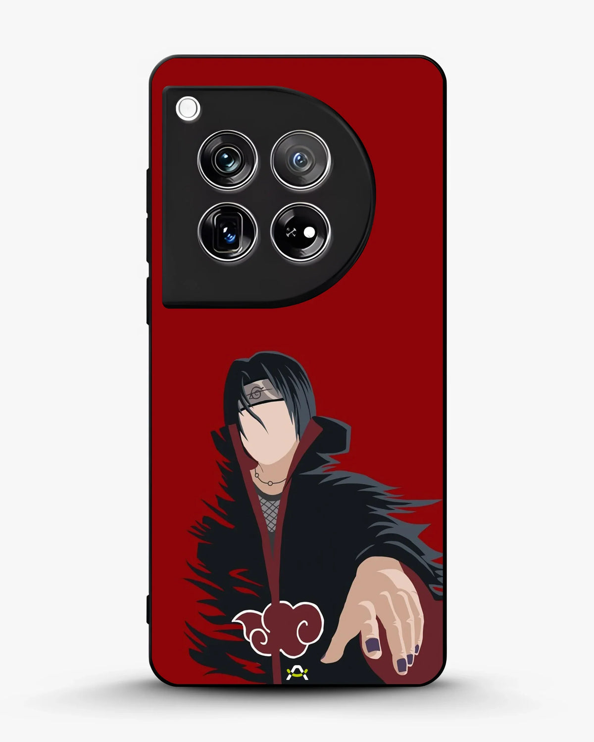 Shadow Ninja Warrior Phone Case - Black & Red Print for iPhone, Samsung, Pixel, OnePlus & Vivo