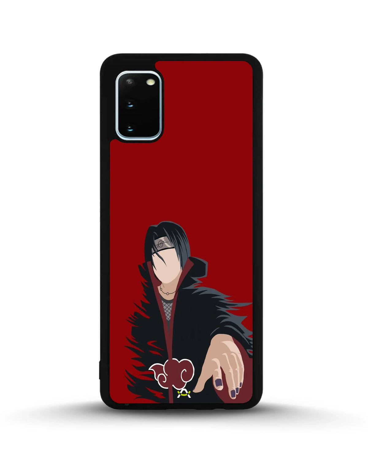 Shadow Ninja Warrior Phone Case - Black & Red Print for iPhone, Samsung, Pixel, OnePlus & Vivo