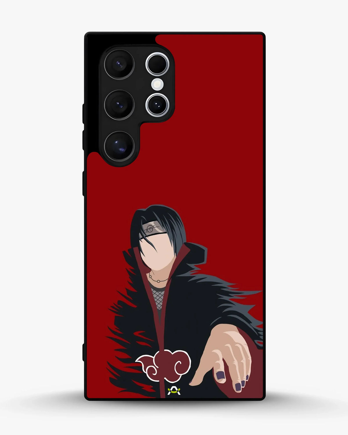 Shadow Ninja Warrior Phone Case - Black & Red Print for iPhone, Samsung, Pixel, OnePlus & Vivo