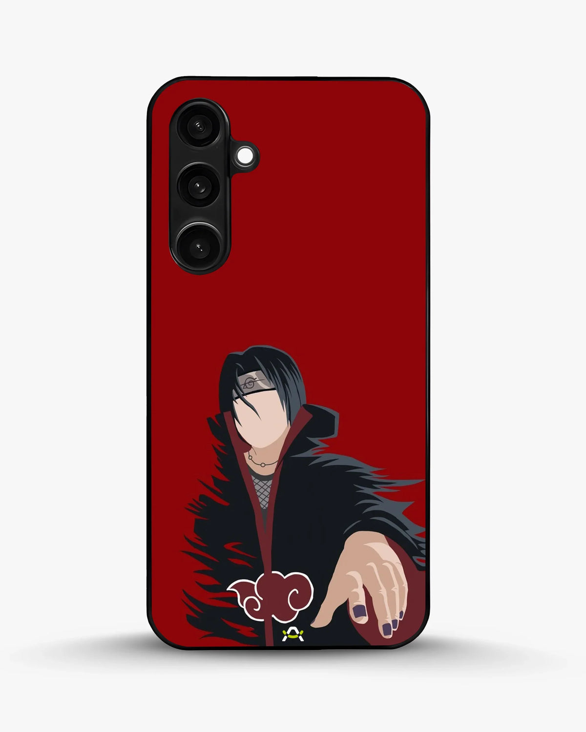 Shadow Ninja Warrior Phone Case - Black & Red Print for iPhone, Samsung, Pixel, OnePlus & Vivo