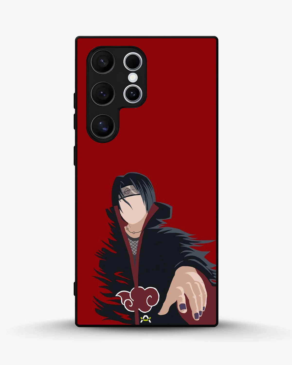 Shadow Ninja Warrior Phone Case - Black & Red Print for iPhone, Samsung, Pixel, OnePlus & Vivo