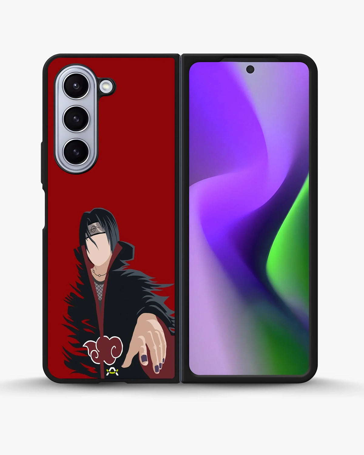 Shadow Ninja Warrior Phone Case - Black & Red Print for iPhone, Samsung, Pixel, OnePlus & Vivo